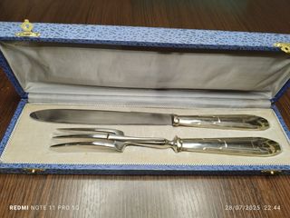 Cuchillo trinche y tenedor vintage