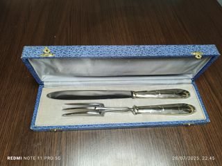 Cuchillo trinche y tenedor vintage