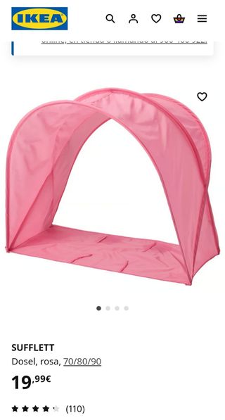 Dosel cama niña rosa