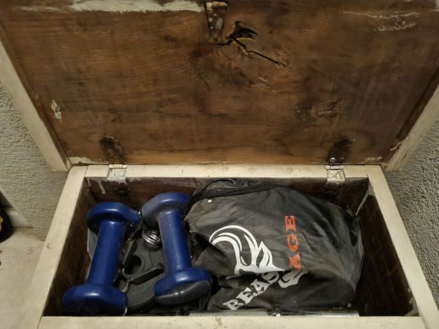 Baúl antiguo de madera