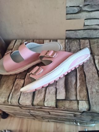 Chanclas rosa verano mujer