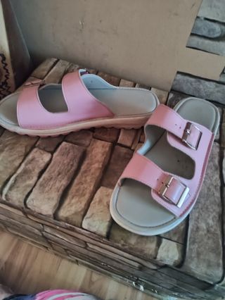 Chanclas rosa verano mujer
