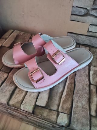 Chanclas rosa verano mujer