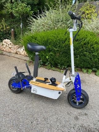 Patinete eléctrico con asiento especial golf