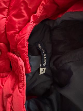 Cappottino bimbo Original Marines rosso