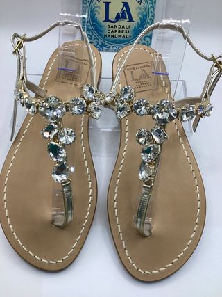 Modello christal Luce azzurra con swarovski 
