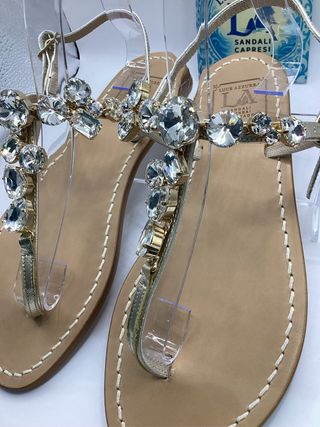 Modello christal Luce azzurra con swarovski 