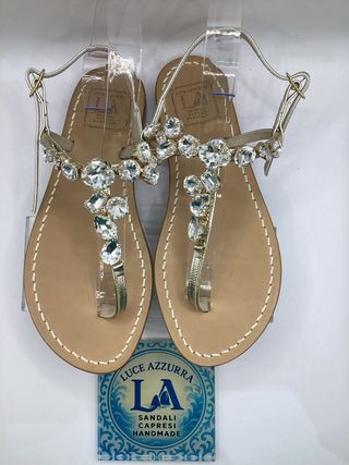 Modello christal Luce azzurra con swarovski 