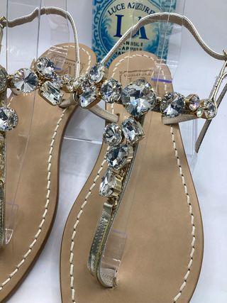 Modello christal Luce azzurra con swarovski 