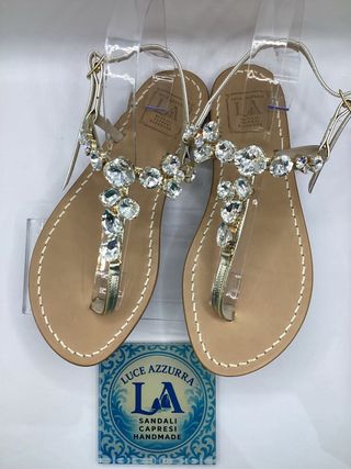 Modello christal Luce azzurra con swarovski 