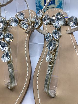Modello christal Luce azzurra con swarovski 