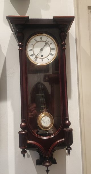 Orologio tedesco Biedermeier antico