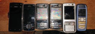 6 Teléfonos Nokia antiguos
