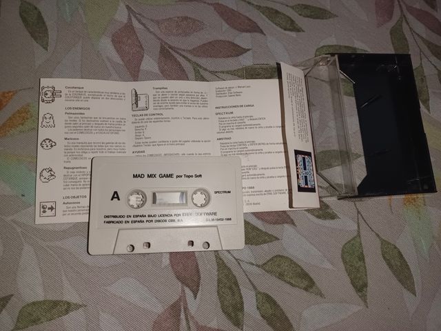 Juego Mad Mix Game de Spectrum (Cassette)