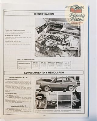 MANUAL DE TALLER VOLKSWAGEN GOLF MK2 - JETTA