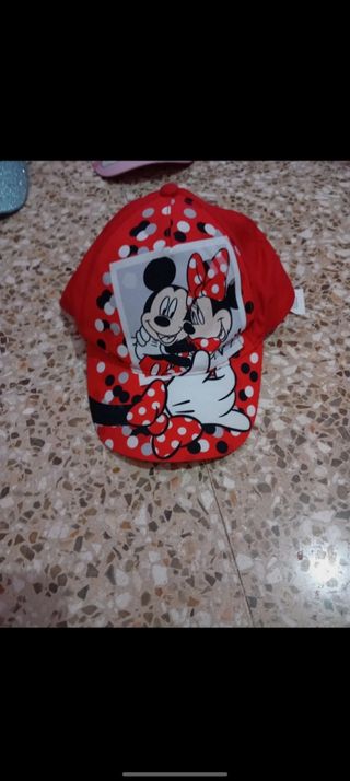 Berretto Minnie Rosso a pois