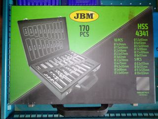 estuche brocas jbm