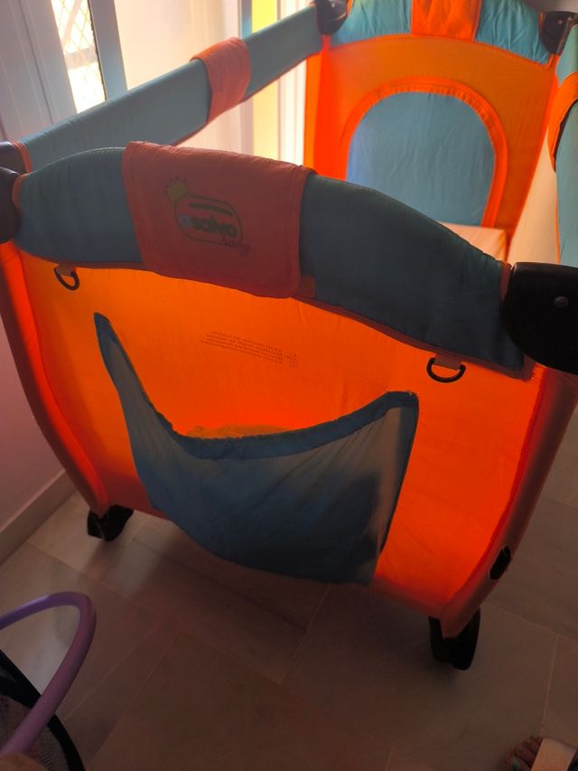 Parque cuna bebé plegable