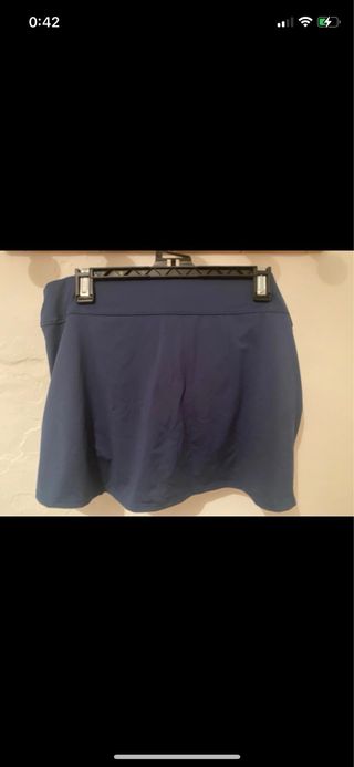Falda pantalón tenis padel Kuikma azul