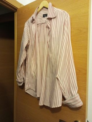 Blusa rayas rosa-blanca