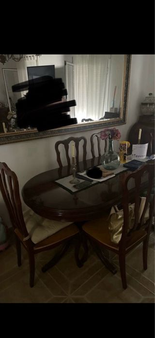 6 sillas comedor clásicas madera