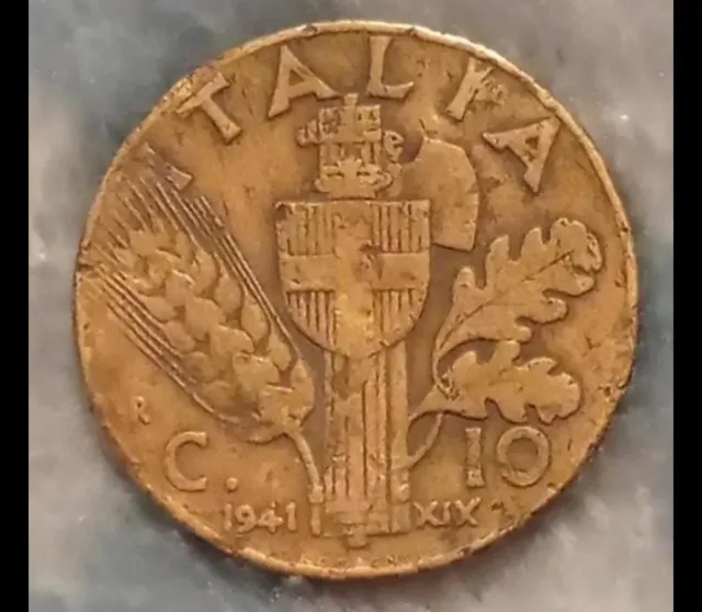 Moneta 10 Centesimi Italia 1941
