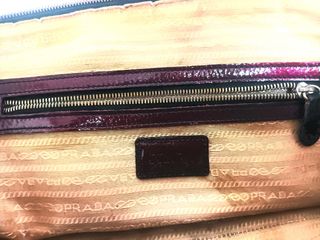 Bolso Prada Burdeos Piel