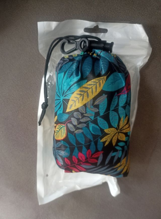 Mochila plegable estampada