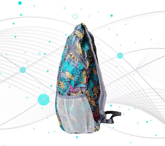 Mochila plegable estampada