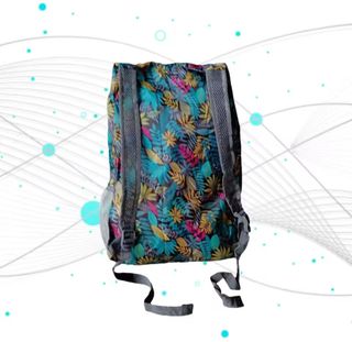 Mochila plegable estampada