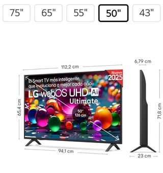TV LG 50" 4K UHD Smart TV