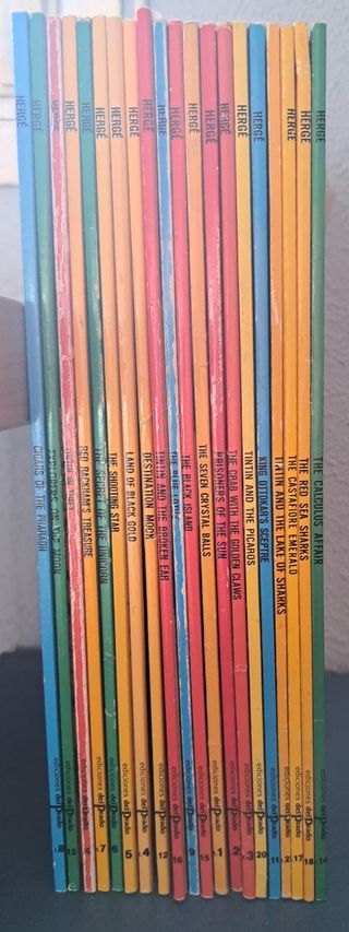 TINTIN Colección 20 libros Ingles
+ ficha ejercios