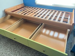 Cama Doble + Colchón Nuevo Viscoelástica SOLO HOY!