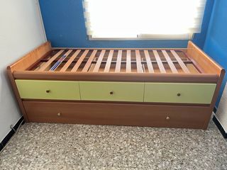 Cama Doble + Colchón Nuevo Viscoelástica SOLO HOY!