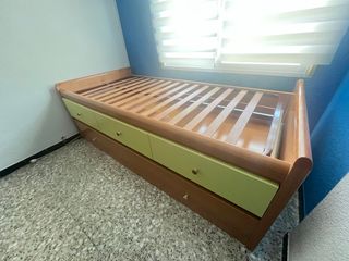 Cama Doble + Colchón Nuevo Viscoelástica SOLO HOY!