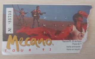 Entradas Conciertos Mecano, U2, Dire Straits