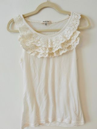 Camiseta Massimo Dutti blanca - Talla M