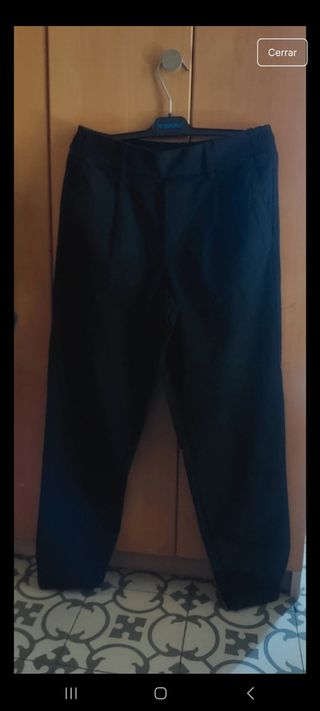 Pantalón pinza negro