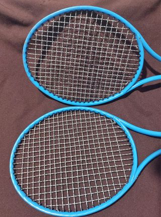 2 Raquetas azules