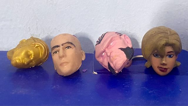 4 Cabezas Marvel Legends, Fornite y DC