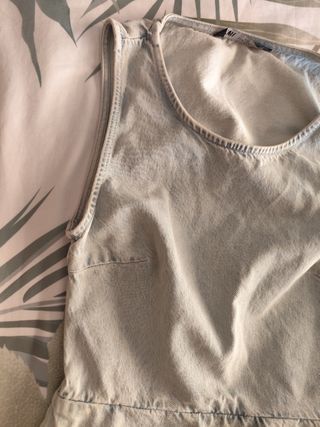 Vestido denim Zara - Azul
