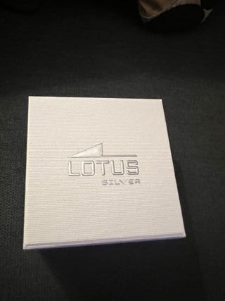 Pendientes Lotus Plata - sin usar