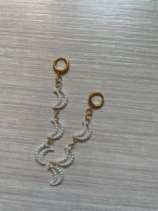 Pendientes Lunitas Acero Inoxidable