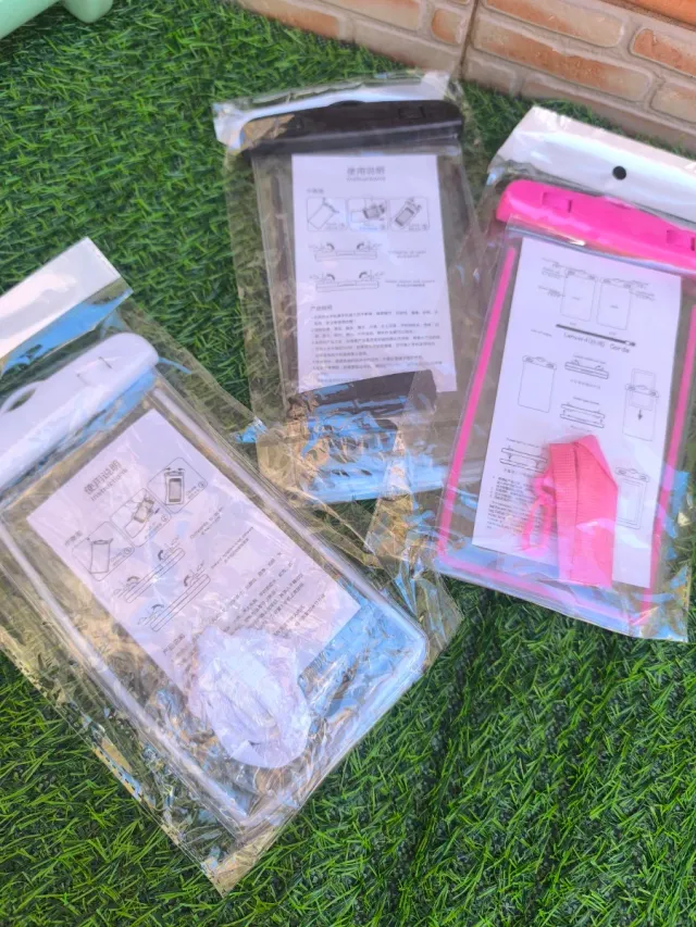 Confezione di 3 custodie impermeabili universali per cellulare