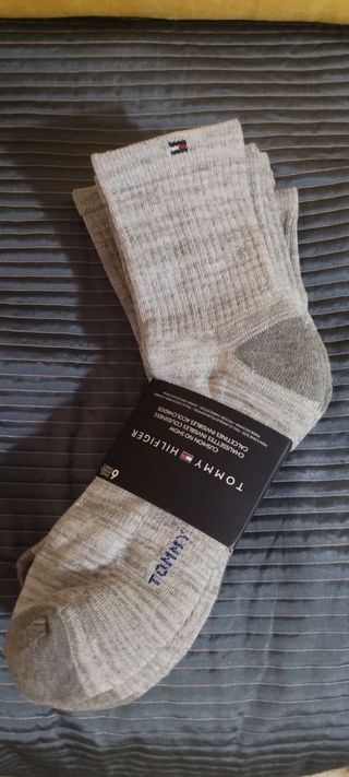 Calcetines Tommy Hilfiger (Blanco, Negro, Gris)