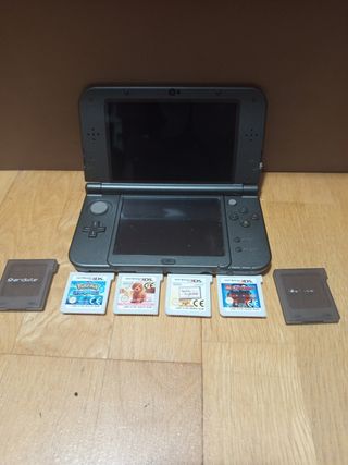 Nintendo 3DS XL Negra - 5 Juegos