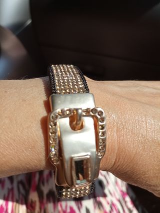 Pulsera dorada circonitas - Elegante