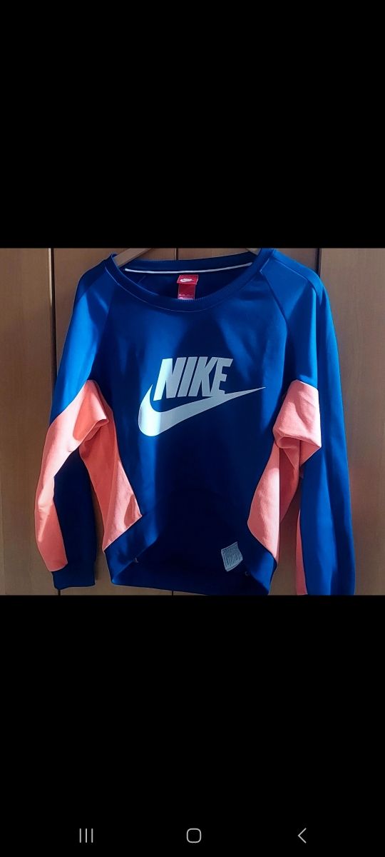 Sudadera Nike azul-naranja