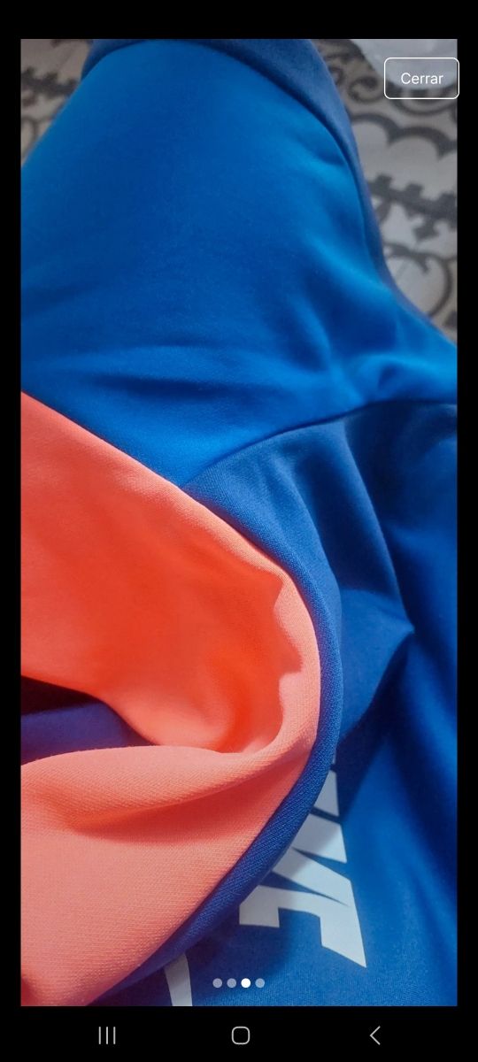 Sudadera Nike azul-naranja
