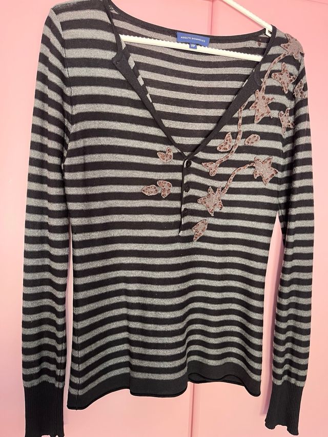 Suéter rayas Adolfo Domínguez L